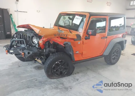 2015 Jeep Wrangler Willys Wheeler из США, поврежденный, VIN 1C4AJWAG7FL645882